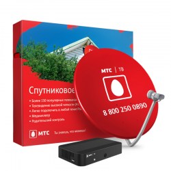 Комплект спутникового тв МТС